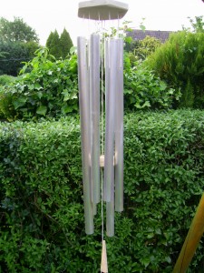 Windspiel aus Alu-Rohr  -60 cm lang